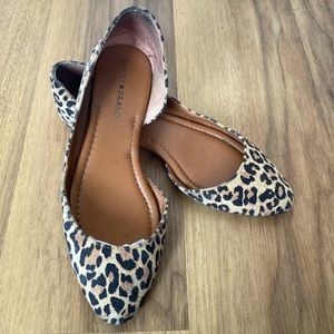 Lucky Brand Leopard Flat with Pointed Toe Size 7.5